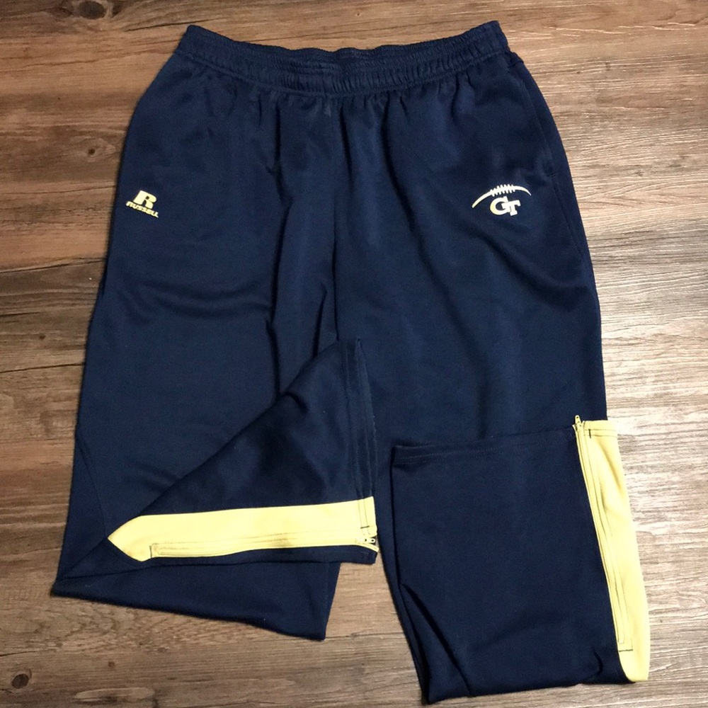 SOLD⭐️GT football Navy & gold sweats - Picture 1 of 8